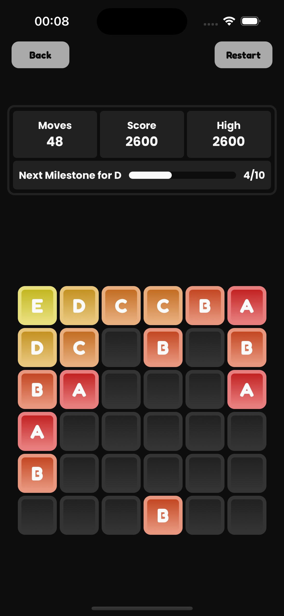 ABZ Game 6x6 Grid
